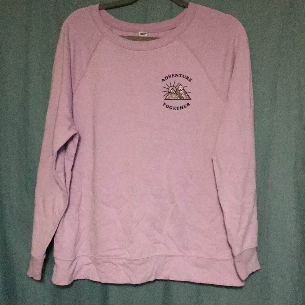 Purple sweatshirt